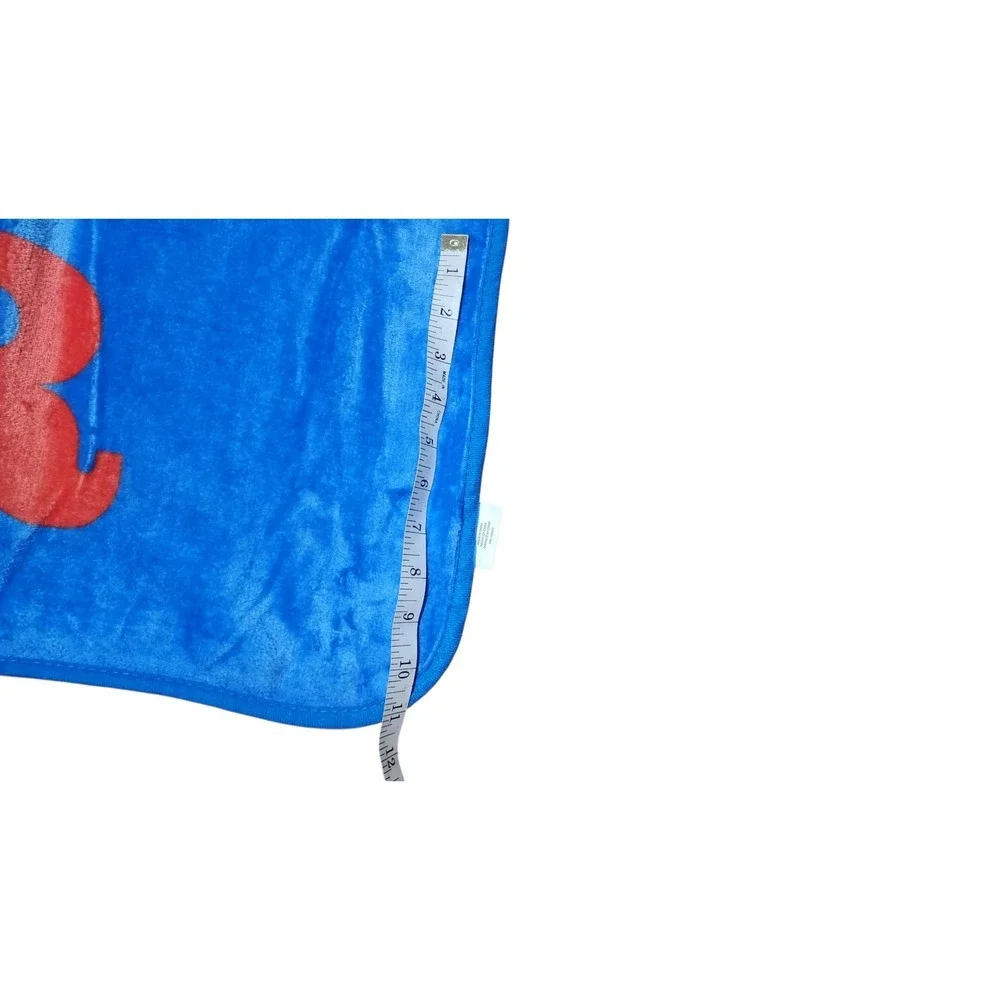 OKC Thunder Throw Blanket Fleece Cozy Blue NBA‎ Fan Gear Home 50x70